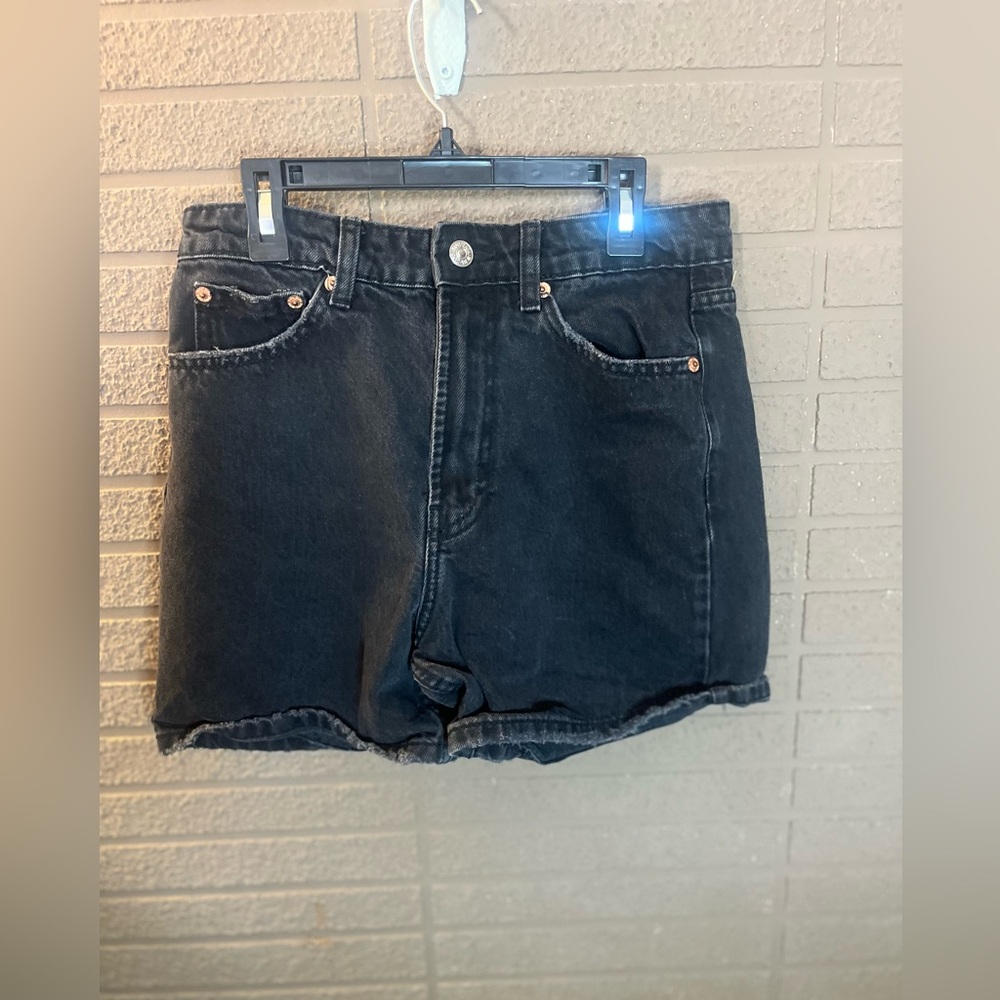 Zara Black Jean Shorts